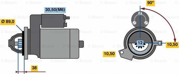 BOSCH 0 001 139 023 - Motorino d'avviamento www.autoricambit.com