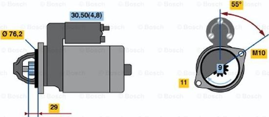 BOSCH 0 001 138 001 - Motorino d'avviamento www.autoricambit.com