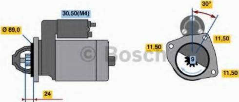 BOSCH 0 001 369 017 - Motorino d'avviamento www.autoricambit.com