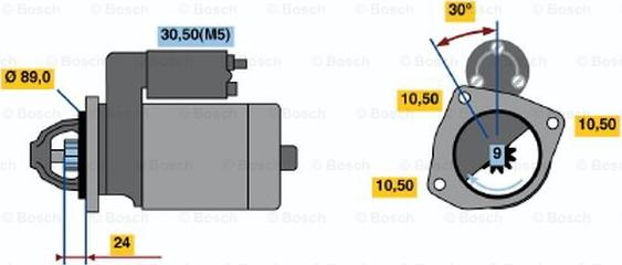 BOSCH 0 001 363 126 - Motorino d'avviamento www.autoricambit.com