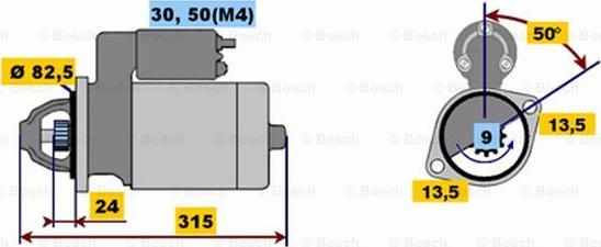 BOSCH 0 001 362 058 - Motorino d'avviamento www.autoricambit.com