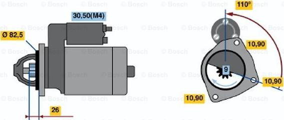 BOSCH 0 001 362 705 - Motorino d'avviamento www.autoricambit.com