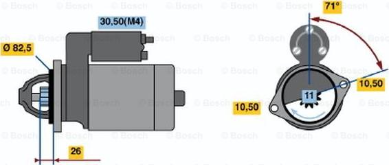 BOSCH 0 001 362 702 - Motorino d'avviamento www.autoricambit.com