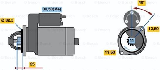 BOSCH 0 001 367 024 - Motorino d'avviamento www.autoricambit.com