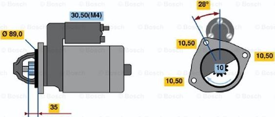 BOSCH 0 001 367 071 - Motorino d'avviamento www.autoricambit.com