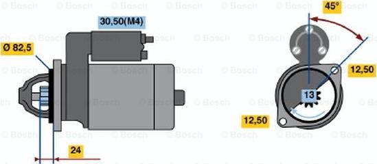 BOSCH 0 001 314 031 - Motorino d'avviamento www.autoricambit.com