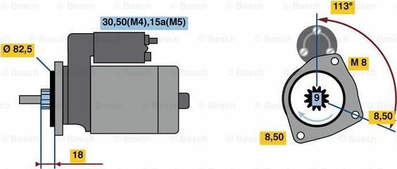 BOSCH 0 001 316 001 - Motorino d'avviamento www.autoricambit.com