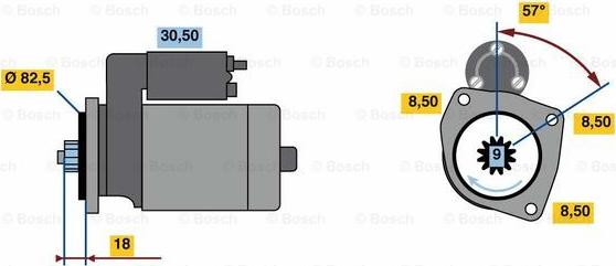 BOSCH 0 001 312 108 - Motorino d'avviamento www.autoricambit.com