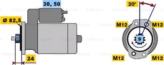 BOSCH 0 001 312 103 - Motorino d'avviamento www.autoricambit.com