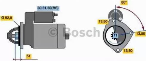 BOSCH 0 001 371 119 - Motorino d'avviamento www.autoricambit.com