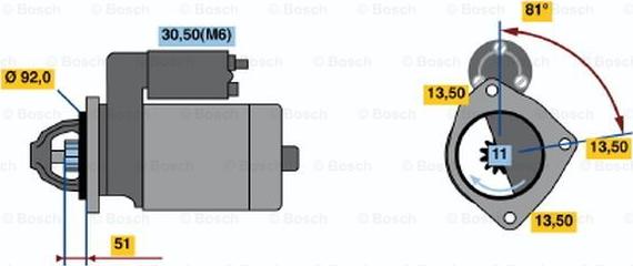 BOSCH 0 001 372 006 - Motorino d'avviamento www.autoricambit.com