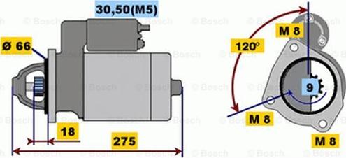 BOSCH 0 001 208 226 - Motorino d'avviamento www.autoricambit.com