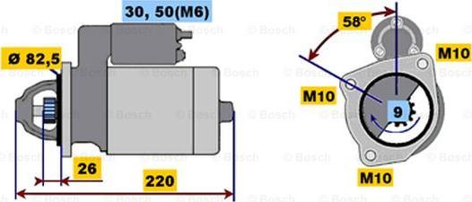 BOSCH 0 001 218 154 - Motorino d'avviamento www.autoricambit.com