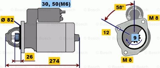 BOSCH 0 001 218 155 - Motorino d'avviamento www.autoricambit.com