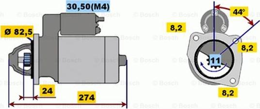 BOSCH 0 001 218 175 - Motorino d'avviamento www.autoricambit.com