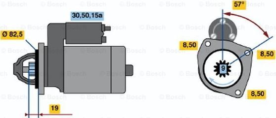 BOSCH 0 001 212 400 - Motorino d'avviamento www.autoricambit.com