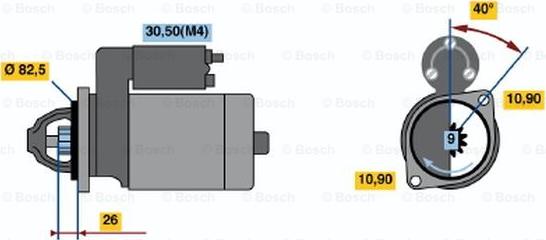 BOSCH 0 001 230 013 - Motorino d'avviamento www.autoricambit.com