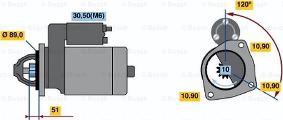 BOSCH 0 001 231 016 - Motorino d'avviamento www.autoricambit.com