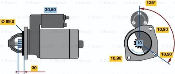 BOSCH 0 001 231 017 - Motorino d'avviamento www.autoricambit.com