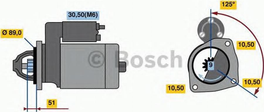 BOSCH 0 001 231 033 - Motorino d'avviamento www.autoricambit.com