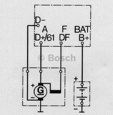 BOSCH 0 190 350 046 - Regolatore di tensione del generatore www.autoricambit.com