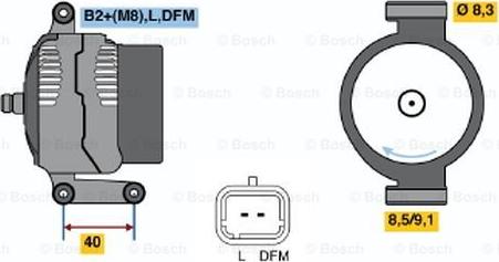 BOSCH 0 124 415 040 - Alternatore www.autoricambit.com