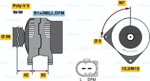 BOSCH 0 986 044 340 - Alternatore www.autoricambit.com