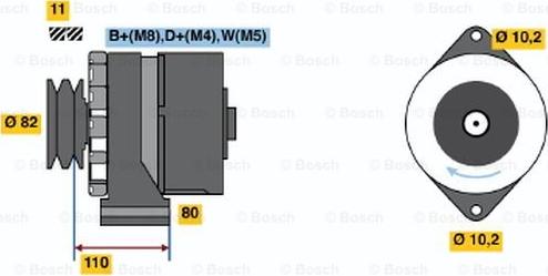 BOSCH 0 120 469 959 - Alternatore www.autoricambit.com