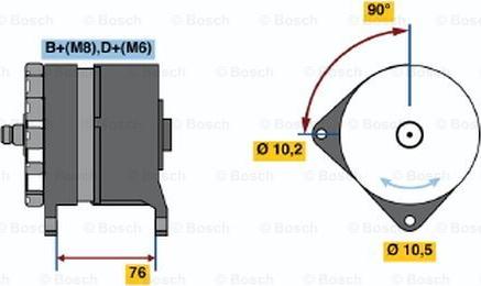 BOSCH 0 120 469 984 - Alternatore www.autoricambit.com