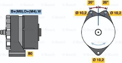 BOSCH 0 120 469 562 - Alternatore www.autoricambit.com