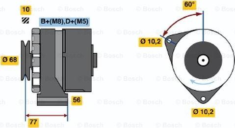 BOSCH 0 986 033 140 - Alternatore www.autoricambit.com