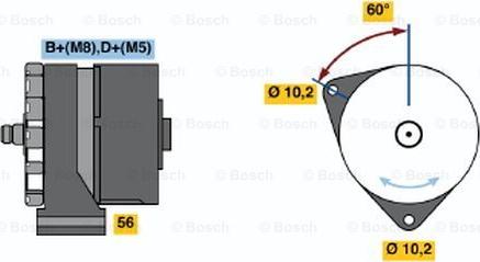 BOSCH 0 120 469 588 - Alternatore www.autoricambit.com