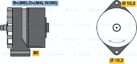 BOSCH 0 120 469 762 - Alternatore www.autoricambit.com