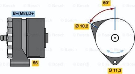 BOSCH 0 120 469 682 - Alternatore www.autoricambit.com