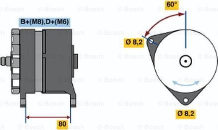 BOSCH 0 120 468 007 - Alternatore www.autoricambit.com