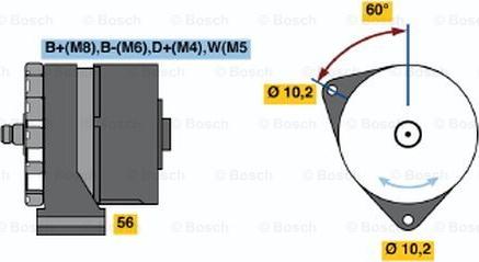 BOSCH 0 120 468 161 - Alternatore www.autoricambit.com