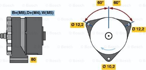 BOSCH 0 120 468 118 - Alternatore www.autoricambit.com