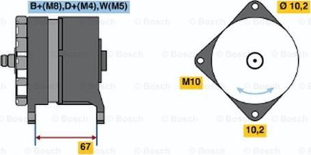 BOSCH 0 120 468 131 - Alternatore www.autoricambit.com