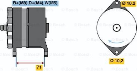 BOSCH 0 120 468 124 - Alternatore www.autoricambit.com