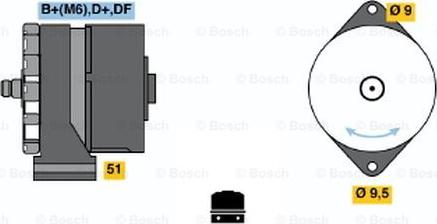 BOSCH 0 120 400 706 - Alternatore www.autoricambit.com