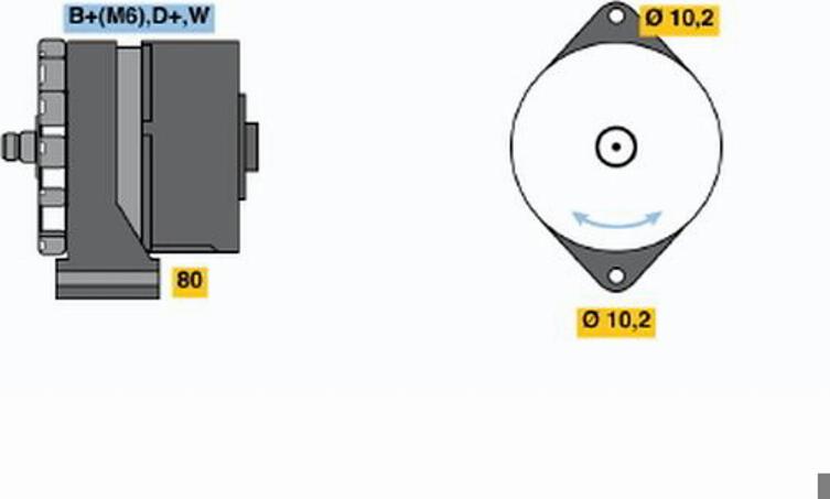 BOSCH 0120489192 - Alternatore www.autoricambit.com