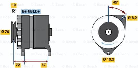 BOSCH 0 120 489 394 - Alternatore www.autoricambit.com