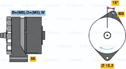 BOSCH 0 120 489 378 - Alternatore www.autoricambit.com