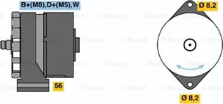 BOSCH 0 120 484 019 - Alternatore www.autoricambit.com