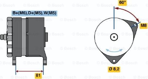 BOSCH 0 120 488 149 - Alternatore www.autoricambit.com