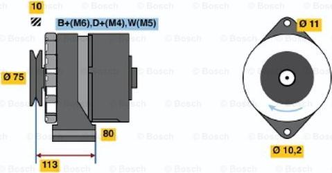 BOSCH 0 120 488 268 - Alternatore www.autoricambit.com