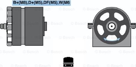 BOSCH 0 120 600 582 - Alternatore www.autoricambit.com