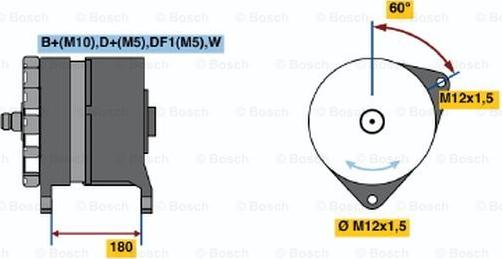 BOSCH 0 120 689 544 - Alternatore www.autoricambit.com