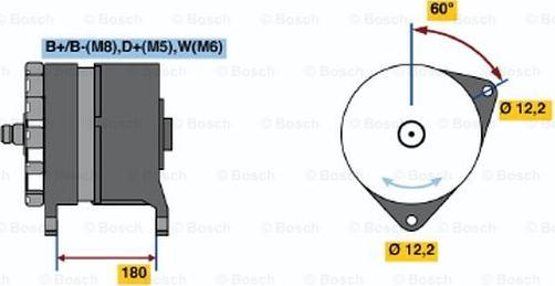 BOSCH 0 120 689 546 - Alternatore www.autoricambit.com