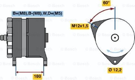 BOSCH 0 120 689 543 - Alternatore www.autoricambit.com